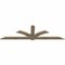 Ekena Millwork Redmond Rough Sawn Timber Gable Bracket, Douglas Fir, 108"W x 31 1/2"H x 2"D x 6"F, 7/12 Pitch GBW108X31X0206RED00RDF - alternate 3
